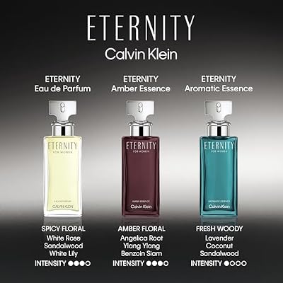 Calvin Klein Eternity Amber Essence Parfum Ambery Women's Perfume With Notes of Angelica Root Essence, Ylang Ylang & Vanilla Absolute Luxury Perfumes for Women Long Lasting Fragrance