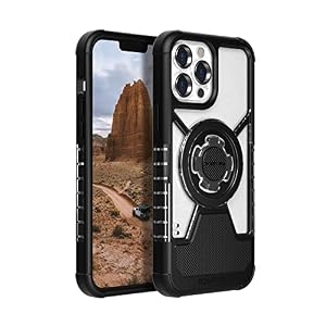 Rokform – iPhone 13 Pro Max Case, Crystal Series, Dual Magnet Plus MagSafe Compatible, Slim Magnetic Clear Apple Case, iPhone Cover with RokLock Twist Lock, Drop Tested Armor (Clear)
