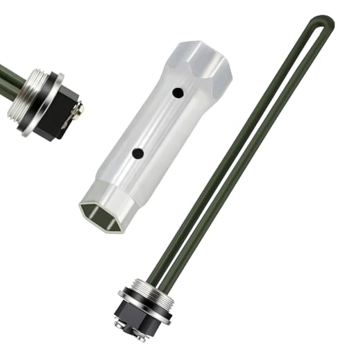 Xuanze Upgraded 520900 RV Water Heater Heating Element (1440W/120V) with Dual-Use Hex Wrench, Compatible with Suburban RV SW Series Electric Water Heaters. Replacement Models: 520789/SU520789/232794