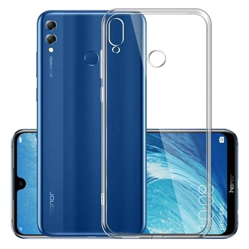 Image of Soft Rubber Back Cover Compatible Model for Huawei JSN-L42 / Honor 8X - Transparent