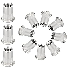 Buentya 50 Stück M6 Blindmuttern Modell 1