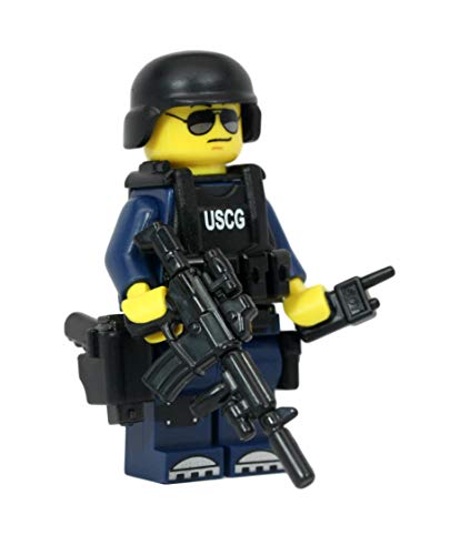 Modern Brick Warfare US Coast Guard Maritime Safety and Security Team (MSST) Officer Custom Minifigure