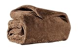 Sunbeam Arctic Plush Heated Throw Blanket, Cocoa (TSA8TS-X745-13A00)