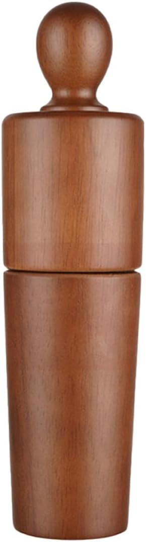 Manual Pepper Grinder for Salt and Cumin, Adjustable Wood Mill