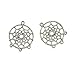 MonkeyJack 60 Pieces Vintage Indian Dream Catcher Charms Pendants Connectors DIY Jewelry Finding Multicolor