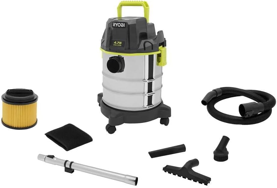 RYOBI ONEAND 18V Cordless 4.75 Gallon Wet/Dry Vacuum Tool ONLY PWV201B