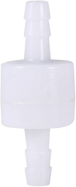 Broco 6mm Inline Check Valve Fuel Inline Check Valve One Way Non Return Check Valve Plastic Water Non Return Valves Oil Water Gas Air One Way Non Return