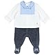 Chicco, Baby Set, Set Aus Wickeljacke und Strampelhose In Weichem Nicki, Baby Kleidung -24 Monate, Designed In Italy