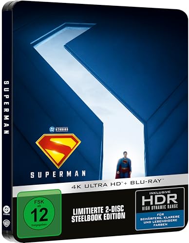 Superman (2025) (Cover B) – 4K Steelbook (UHD + Blu-ray Disc)