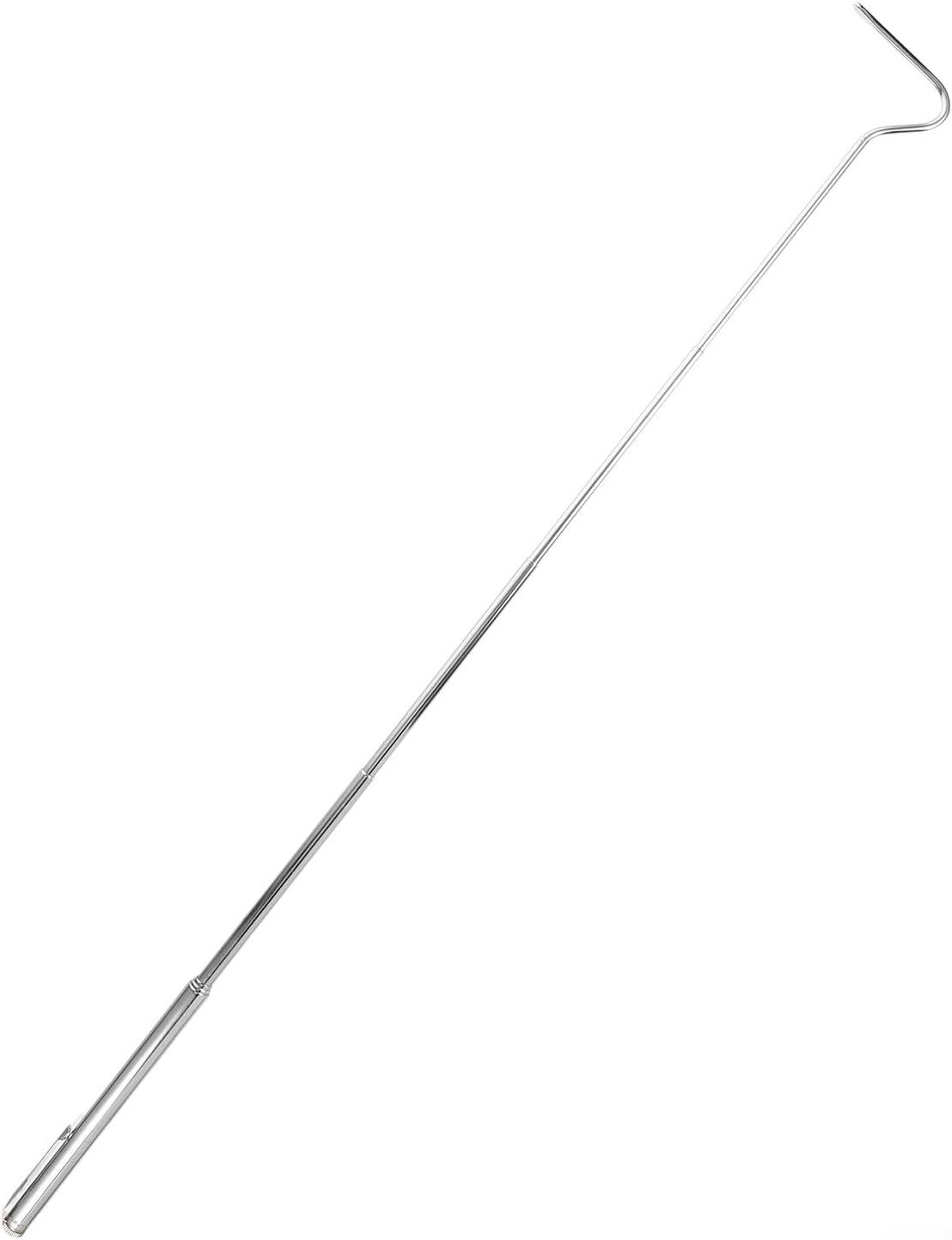 SUPVOX Adjustable Retractable Snake Grabber Tool Stainless Steel Collapsible Snake Handling Hook Portable Extra Long Reptile Catcher for Outdoor Handling