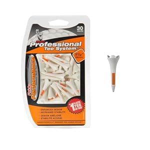 Pride PTS Plastic Golf Tees – 30 Count, 1 1/2 Inch – #1 Tee on Tour – Best for Irons, Hybrids, and Woods – Improve Distance and Accuracy