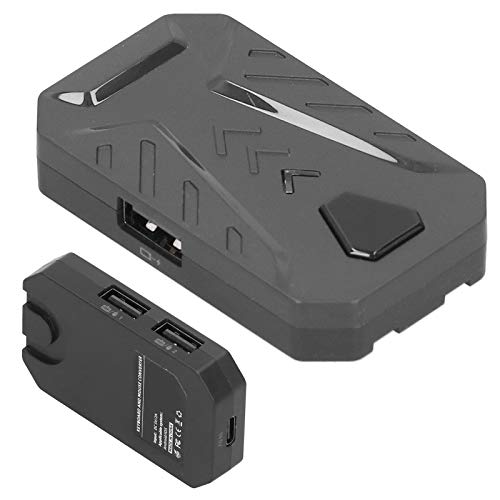 Conversor De Jogo Móvel, Adaptador Móvel Do Conversor Do Rato Do Teclado Do Jogo Com Suporte Ajustáv