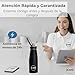 Imagen de B-ARS Sifón De Cocina Profesional Aluminio 500ML Negro con Boquillas Plásticas Y Acero INOX Cepillo Limpieza Bolsa Accesorios Ideal para Espumas Dulces Y Saladas Nata Mousse Fácil De Usar