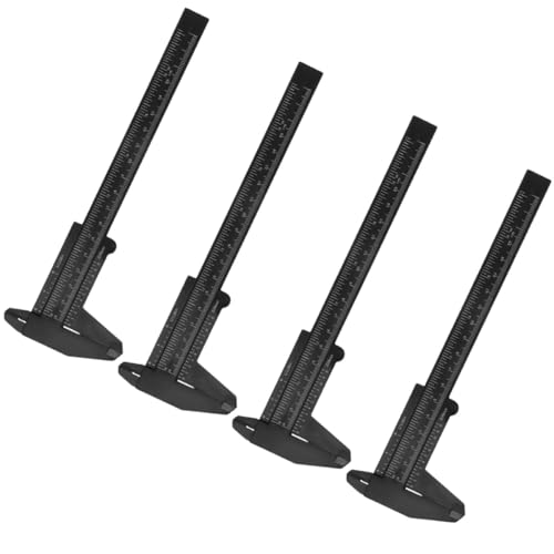 Calibrador Vernier Mini Plástico 150mm 4 Piezas miniatura 1