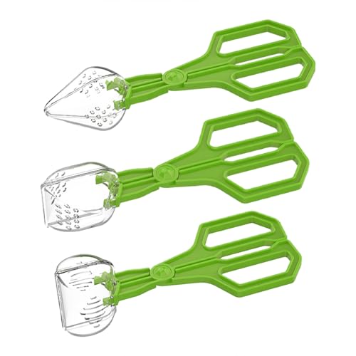 Alimentador de grilos para répteis, pinças de alimentação de cobras,Ferramenta de manuseio de clipes