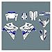 Zhbqcmou 3M Motorcycle Street Vélo Stickers Graphiques Décalques pour Yamaha XT660R XTR660 660XTR hnzhb (Color : As Shown)