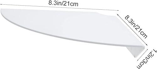 Miniatura 2 de Garneck 2 juegos de repisas flotantes de pared, estantes de esquina flotantes, estantes colgantes de pared, estantes de esquina de montaje en pared,