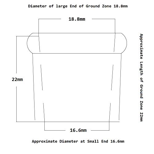 Laboy Glass 50Ml Reaction Tube With 19/22 Outer Joint & Glass Stopcock #TOP2