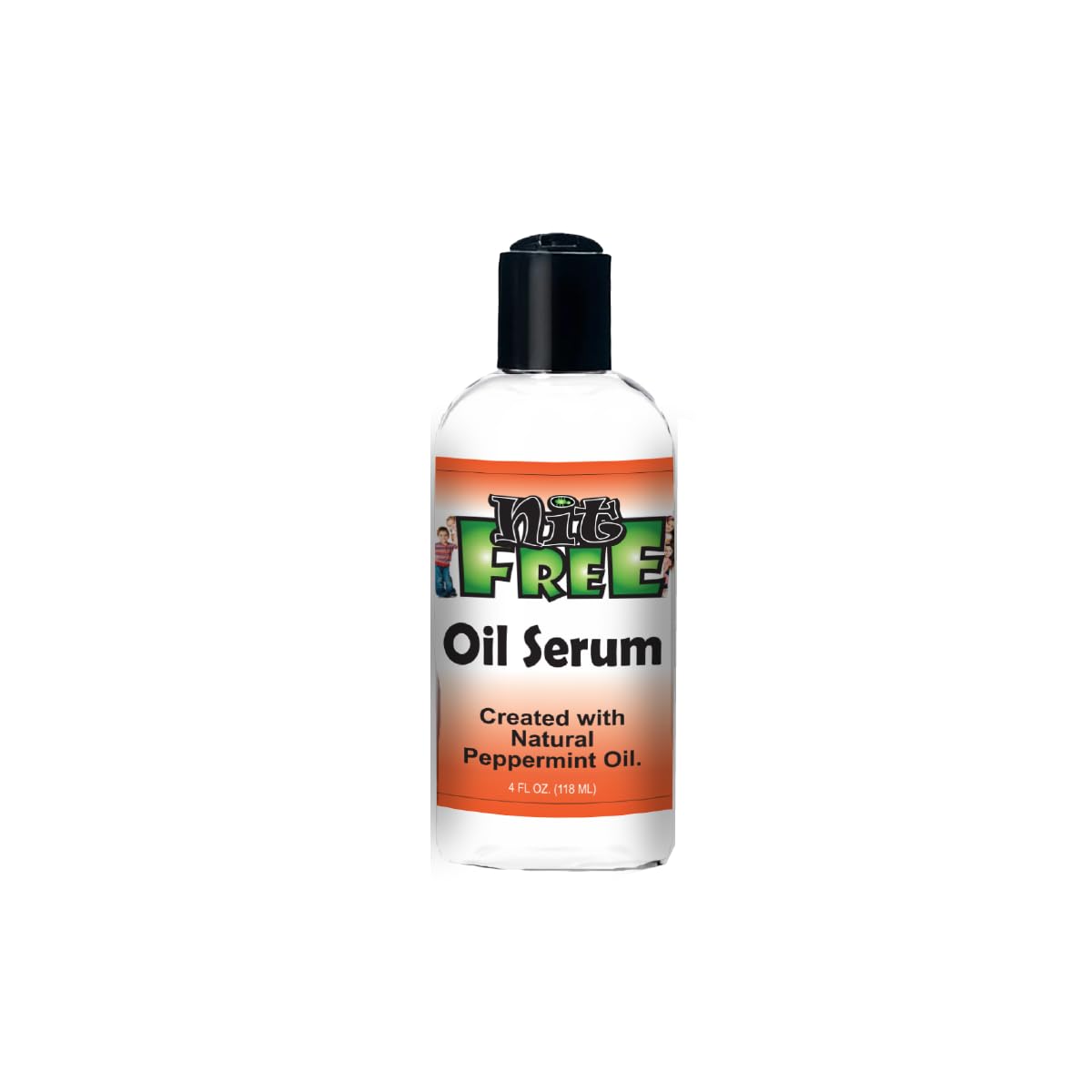 Nit Free Shampoo, Olive Oil Based, Made with Dimethicone Oil and Peppermint, 4oz Bottle