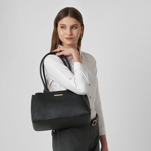 Image of Caprese Jimny Medium Satchel Bag for Women with Multiple Compartments for Organization and Comfort | Stylish, Durable, and Spacious Interior Shoulder Bag for Work, Travel, and Everyday Use