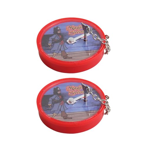 魔法の剣イリュージョンおもちゃ、2個パック楽しい手品、ソードポインターイリュージョンおもちゃ、ハンドポインターおもち、ミニポインターいたずら小道具マジ子供男の子女の子フールデーギフト