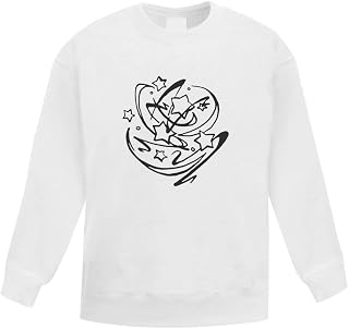 Azeeda 'Stars Swirl' Kid's Sweatshirt/Jumper (9-11 Years) (KW00037720)