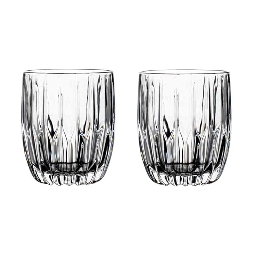 Vasos para beber con rayas vintage de vidrio sin plomo de 285ml 2