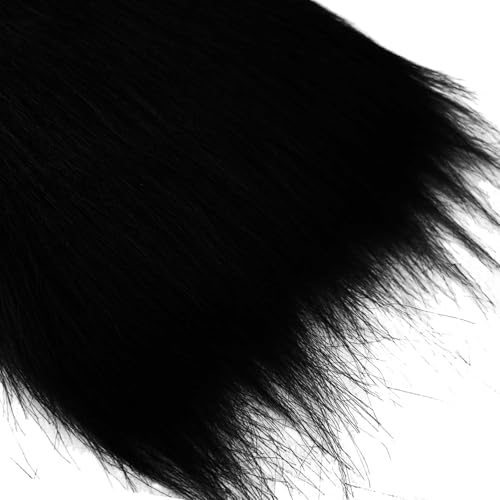 Black Craft Faux Fur by Creatology – 9\"x12\" Acrylic & Polyester Fabric Sheets for DIY Crafts, Costumes & Decorations, 12 Pack