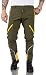 Produktbild Rock Creek Herren Softshell Hose Cargohose Outdoorhose Wanderhose Herrenhose Wasserdicht Skihose Arbeitshose Winterhose Trekkinghose H-233 Dunkelgrün 2XL