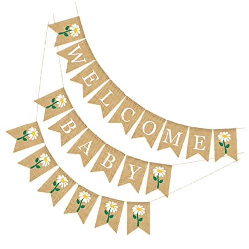 KONTONTY Bandera De Hilo De Banderola Decoración De Fiesta Pancarta De Bienvenida Colgante