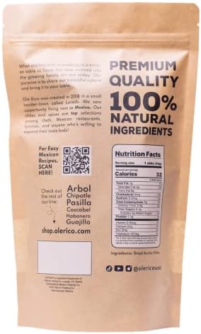 RICO RICO - Dried Ancho Chiles, 16 Oz - Premium Dried Chiles, Great for Birria Sauce, Mexican Mole, Enchiladas, Salsas, Pozole, Mild to Medium Heat, Sweet & Smoky Flavor. 100% Natural Dried Chili Peppers, Resealable in Kraft Bag by RICO RICO