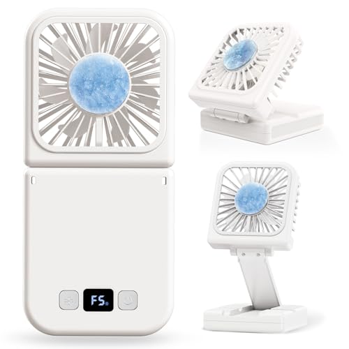 【2025新モデル -20℃瞬間冷却】Finect 携帯扇風機 冷却プレート付き...