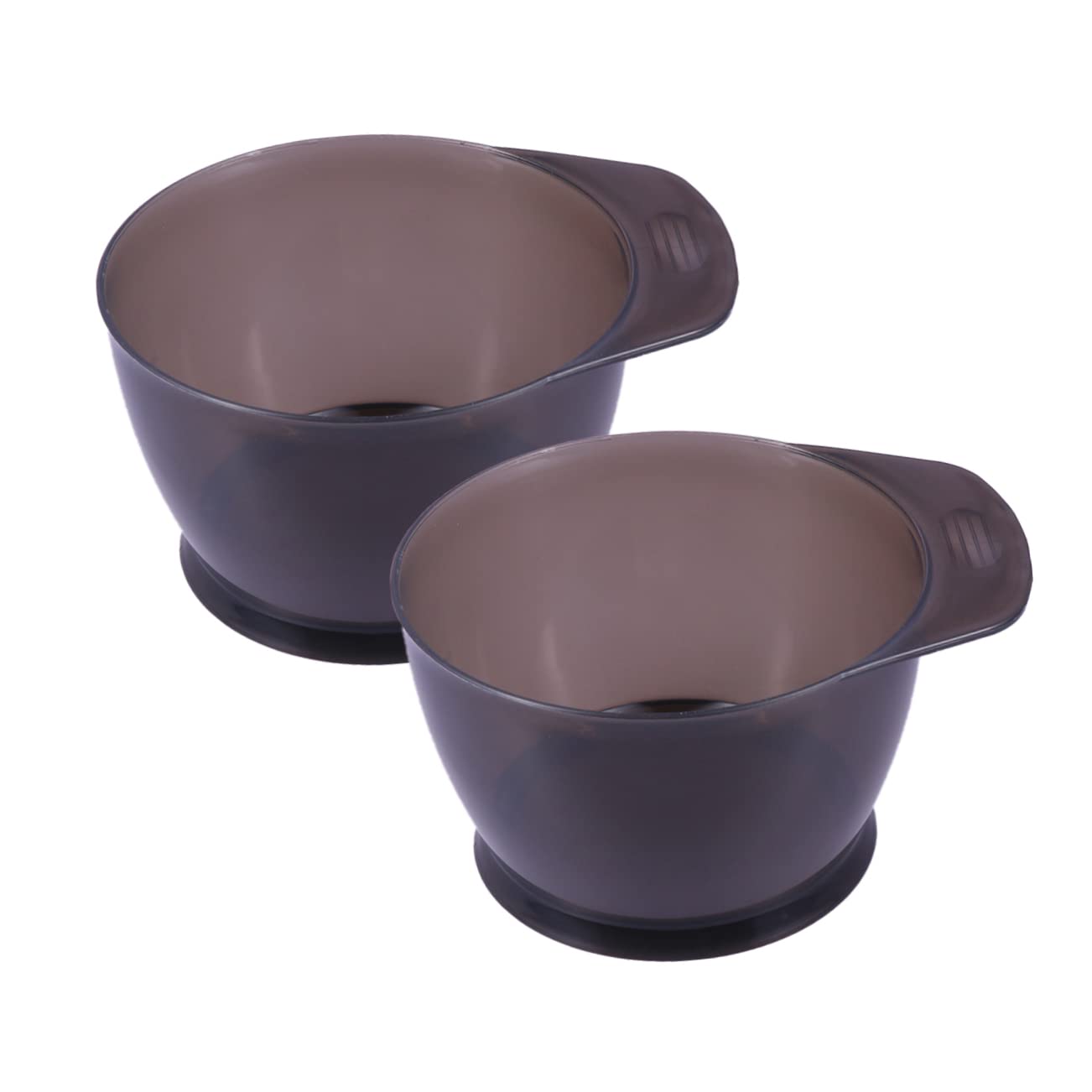 Hair Dye Mixing Bowl ，2pcs Slip Dyeing Bowls for Easy and Oil Treatments Reusable Hairdressing Tinting Measurement Scales