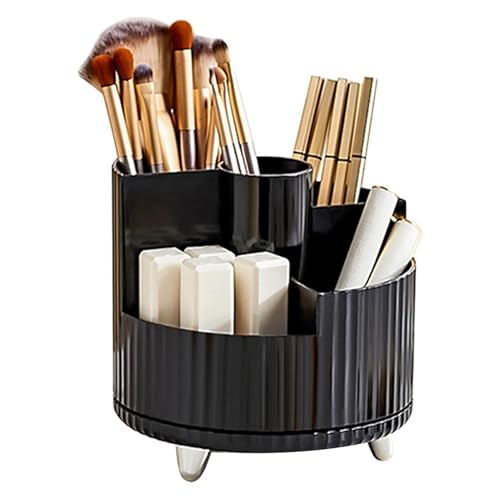 Support pour pinceaux de maquillage, rotation à 360°, récipient de – vue 7
