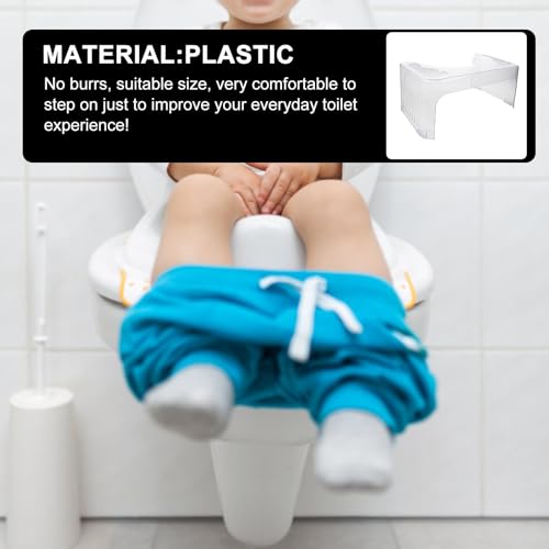 Tabouret de toilette grande capacité de charge avec base antidérapante