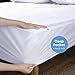 Cooling Waterproof Mattress Protector Twin Size, Mattress Cover 3D Air Fabric Mattress Pad Cover Smooth Soft Breathable Noiseless, 8''-21'' Deep Pocket