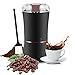 Molinillo de café eléctrico, profesional 400W / 3 onzas Máquina de molinillo de molinillo de café eléctrico, grado de molienda ajustable con cuchilla de acero inoxidable para frijoles / nueces / semil