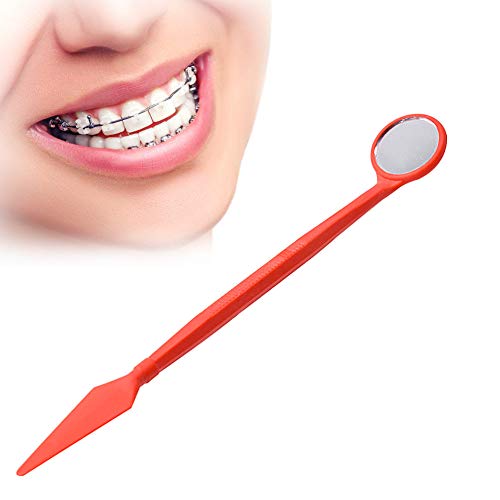 Image of Portable Orthodontic Toothbrush Kit for Orthodontic Patient Orthodontic Care Kit for Braces Interdental Brush Dental Wax Dental Floss Toothbrush Box Oral Care Kit Dental Travel Kit(Red)