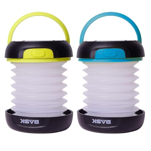 Luz Retrátil Portátil A Pilha Camping Bask (Verde)