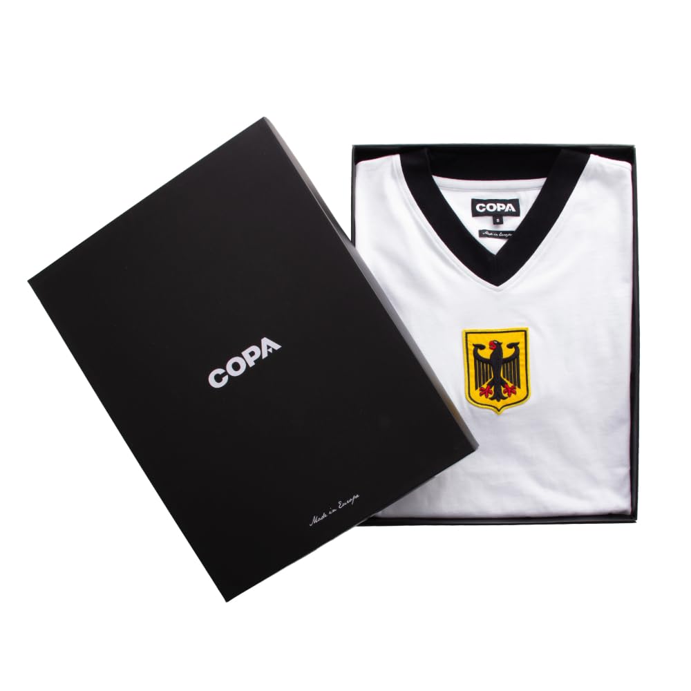 COPA - Deutschland Trikot 1970 - Germany - Retro Fußballtrikot - Herren - Weiß