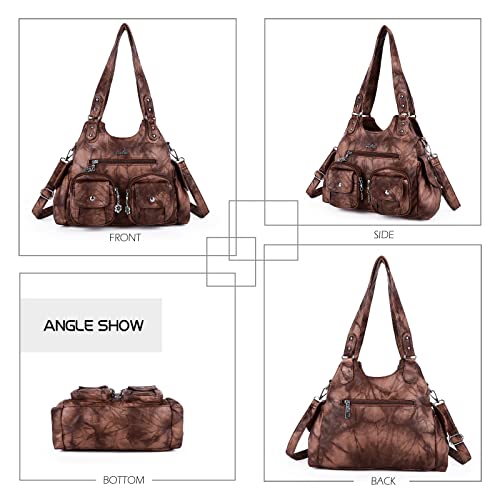Bolso Hobo para Mujer en Piel Sintética Suave miniatura 6