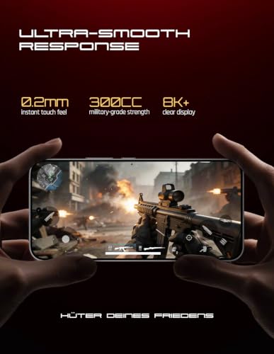 Image of Lensarmor EZ Fit Compatible with iQOO 15 Tempered Glass Screen Protector, 9H+, Military Grade, Ultrasonic Fingerprint Compatible, Easy Installation Tray, Re-Register Biometrics, HD Clear & Case Friendly
