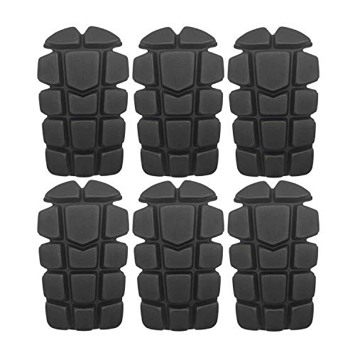 Amaneest 3 pairs no strap knee pad inserts for work pants,cargo p…