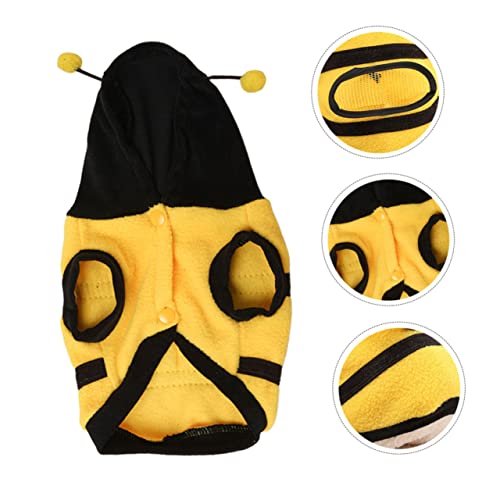 Disfraz para perro abeja talla 6 amarillo miniatura 3