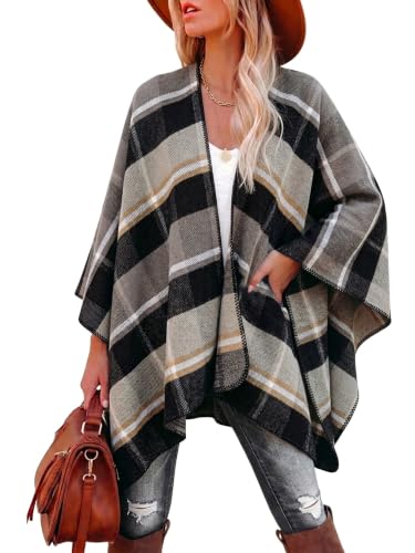 Image of Breezy Lane Shawl Wraps for Women Ponchos Ruana Wraps Cardigan