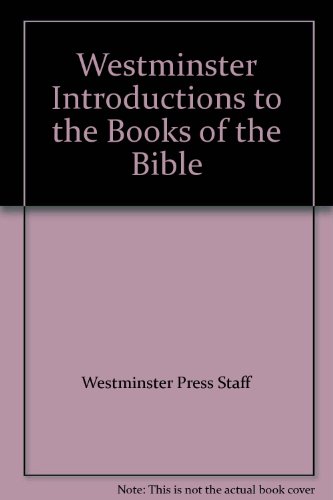 Westminster Introductions to the Books of the B... B000JN8A3W Book Cover