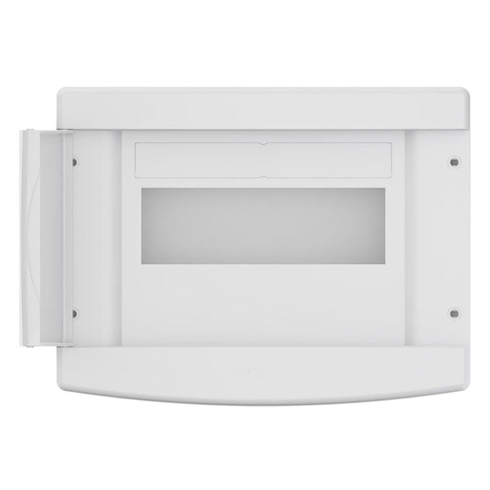 Quadro de Distribuição Embutir 6/8 Disjuntores Porta Branca