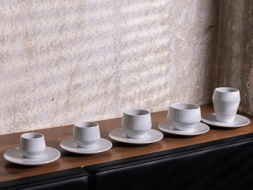 Taza Cappuccino CLUB HOUSE 205 ml porcelana doble pared miniatura 2