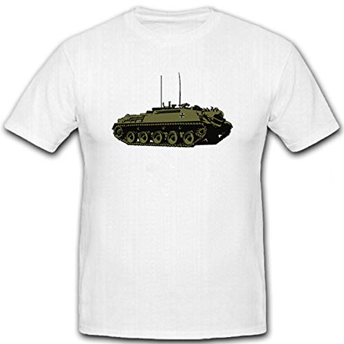T-shirt militaire KanJpz BeobPz 4-5 char d'observation Bundeswehr blanc taille L