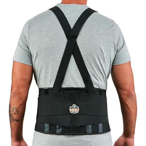 Image of Ergodyne ProFlex 1400UN Back Support Belt, 8.75 inch Spandex, Universal Size, Fits Waist 28 inch-46 inches, Black